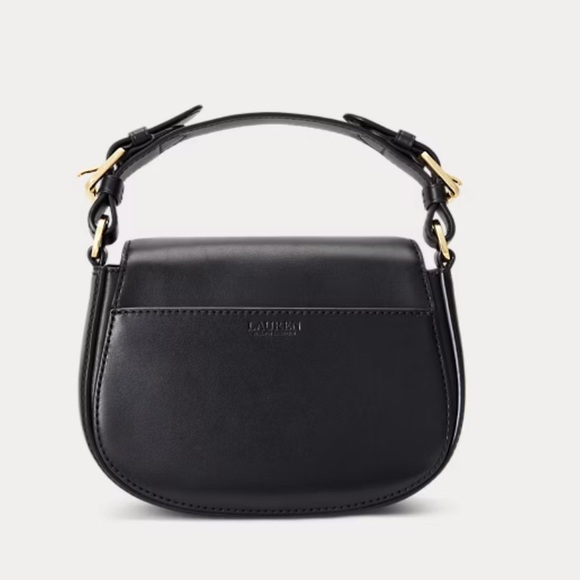 Ralph Lauren Black Crossbody Bag with Gold Accents - Picture 7 of 10